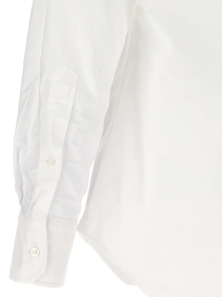 Thom Browne White Cotton Blouse