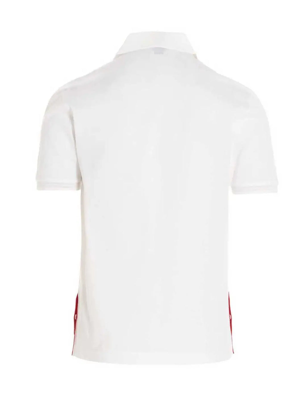 Thom Browne White Cotton Polo Shirt