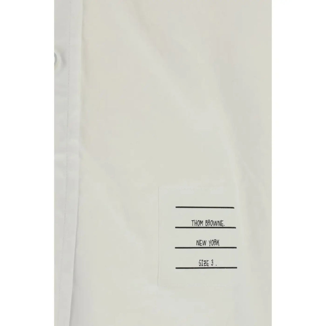 Thom Browne White Cotton Shirt