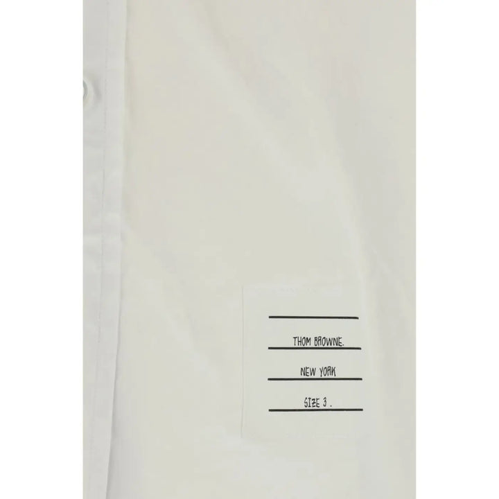 Thom Browne White Cotton Shirt