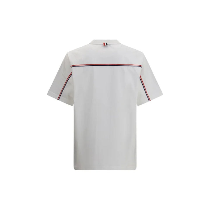 Thom Browne White Cotton T-Shirt