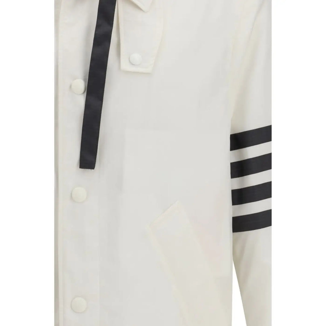 Thom Browne White Polyamide Sweatshirt
