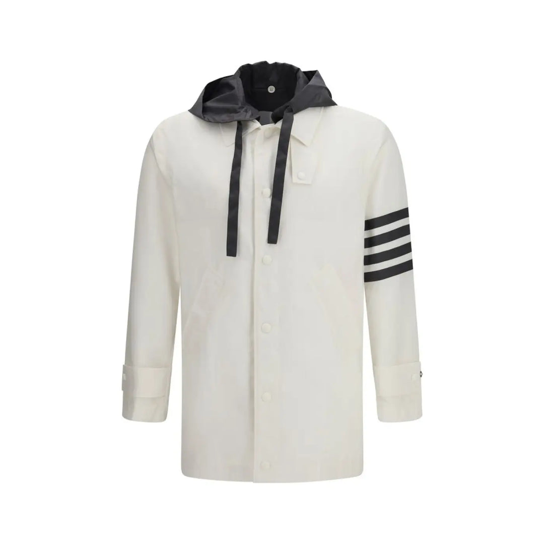 Thom Browne White Polyamide Sweatshirt