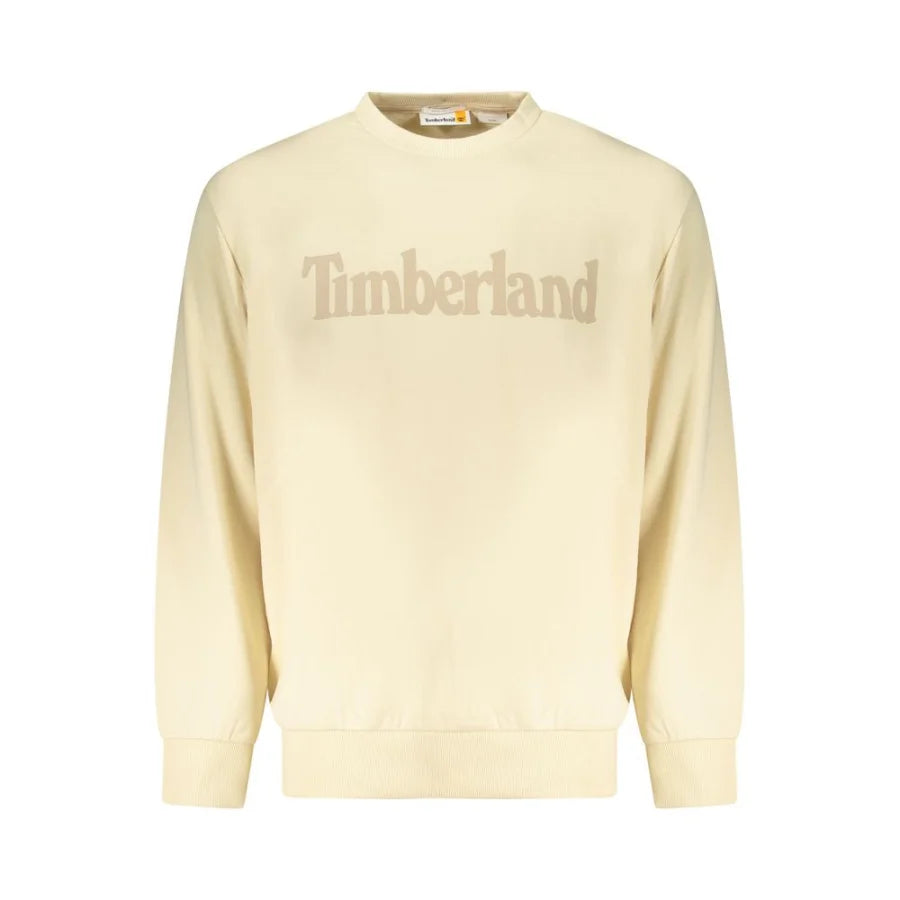 Timberland Beige Cotton Men Sweatshirt