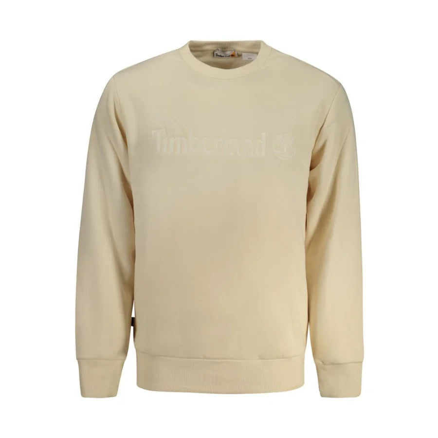 Timberland Beige Cotton Men’s Sweatshirt