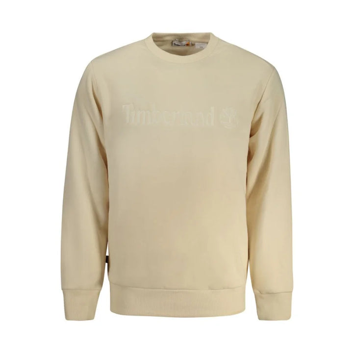 Timberland Beige Cotton Men’s Sweatshirt