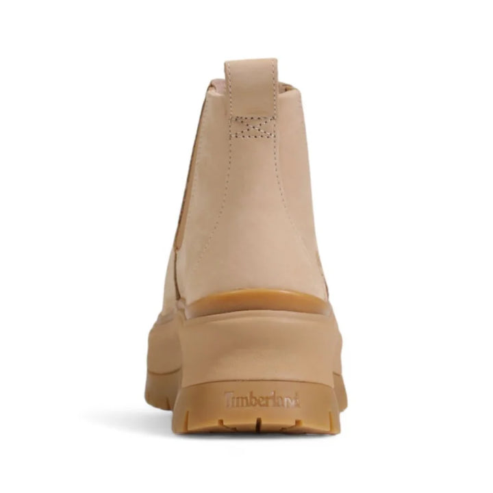 Timberland Beige Suede Leather Ankle Boots