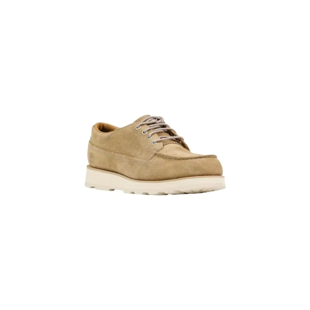 Timberland Beige Suede Leather Slip-on Loafers