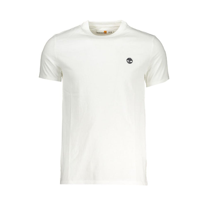 Timberland Bianco Cotton Mens T-shirt