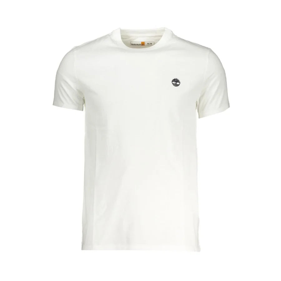 Timberland Bianco Cotton Mens T-Shirt