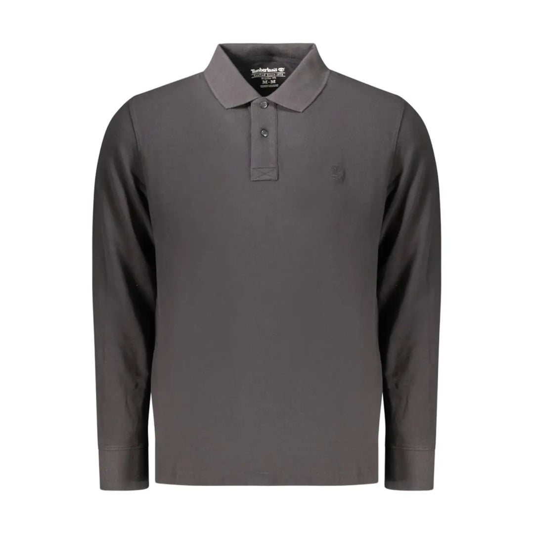 Timberland Black Cotton Men’s Polo Shirt