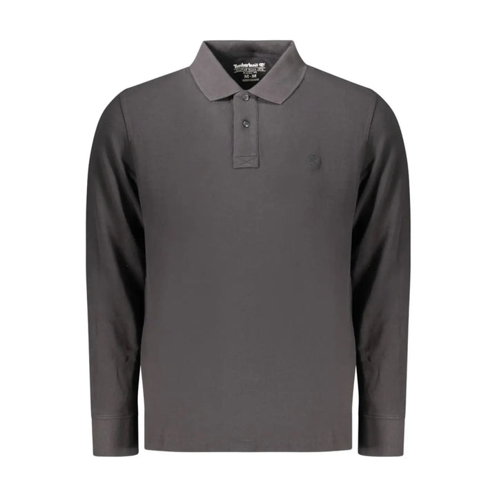 Timberland Black Cotton Men’s Polo Shirt
