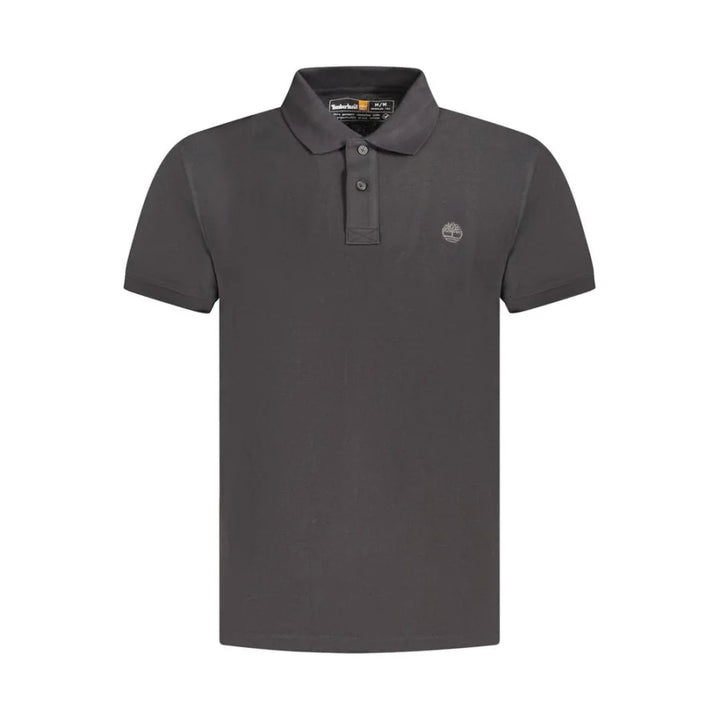 Timberland Black Cotton Men’s Polo Shirt