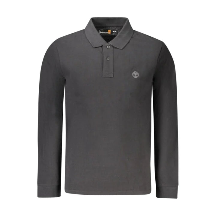 Timberland Black Cotton Men’s Polo Shirt