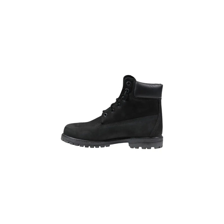 Timberland Black Leather Lace-up Boots