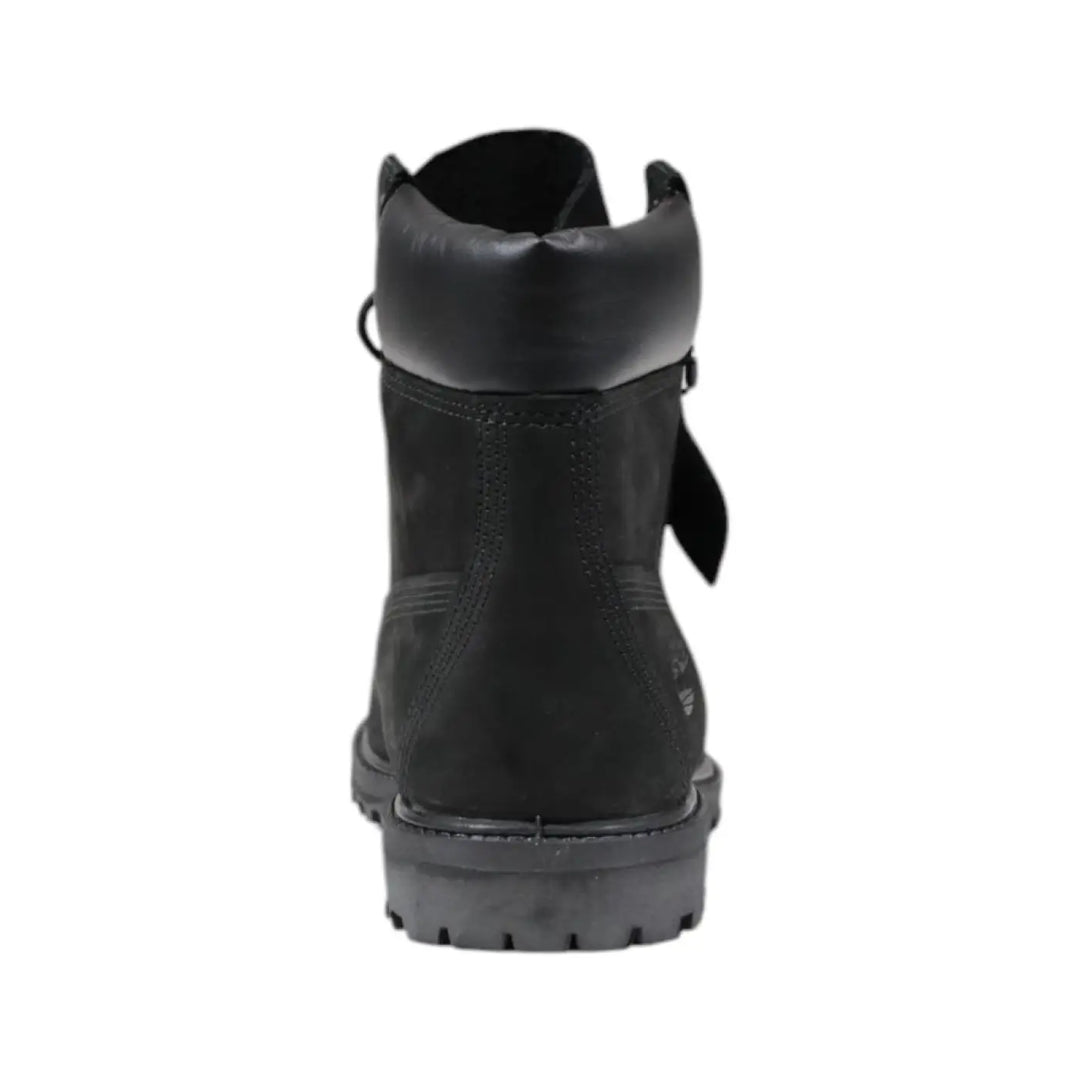 Timberland Black Leather Lace-up Boots