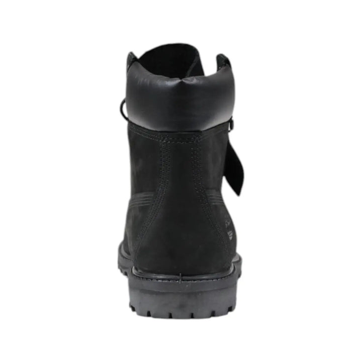 Timberland Black Leather Lace-up Boots