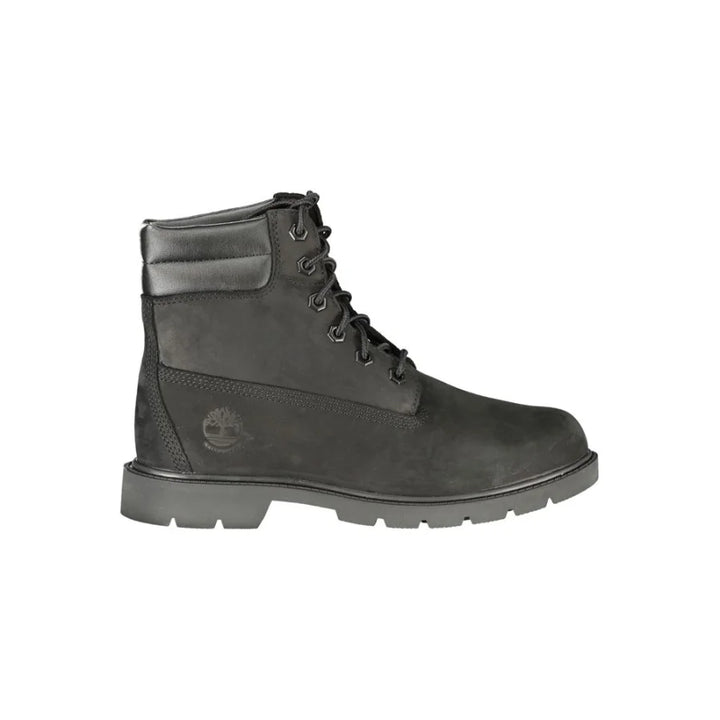 Timberland Black Leather Women Ankle Boot