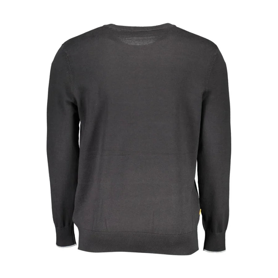 Timberland Black Organic Cotton Men Sweater