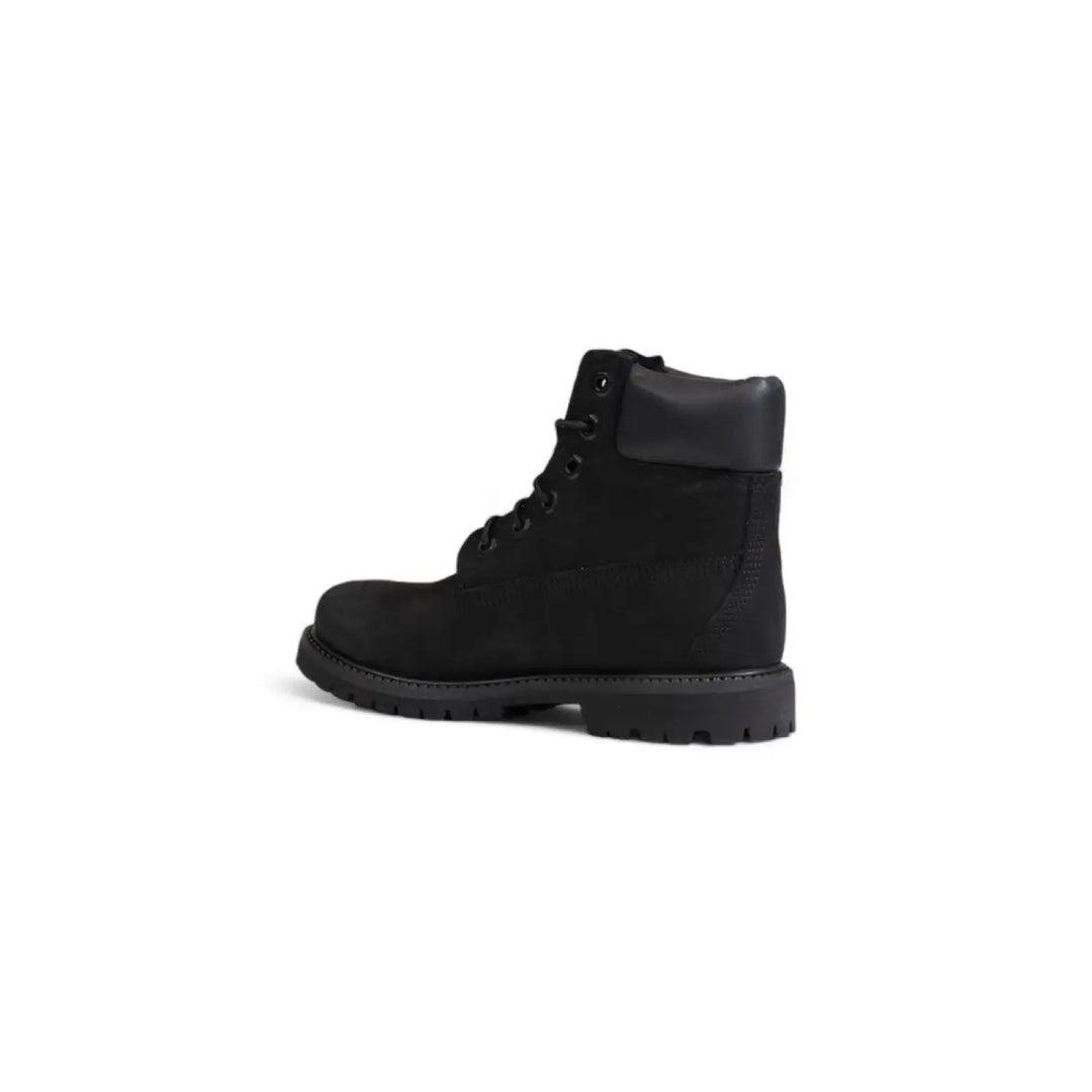 Timberland Black Recycled Leather Lace-Up Boots