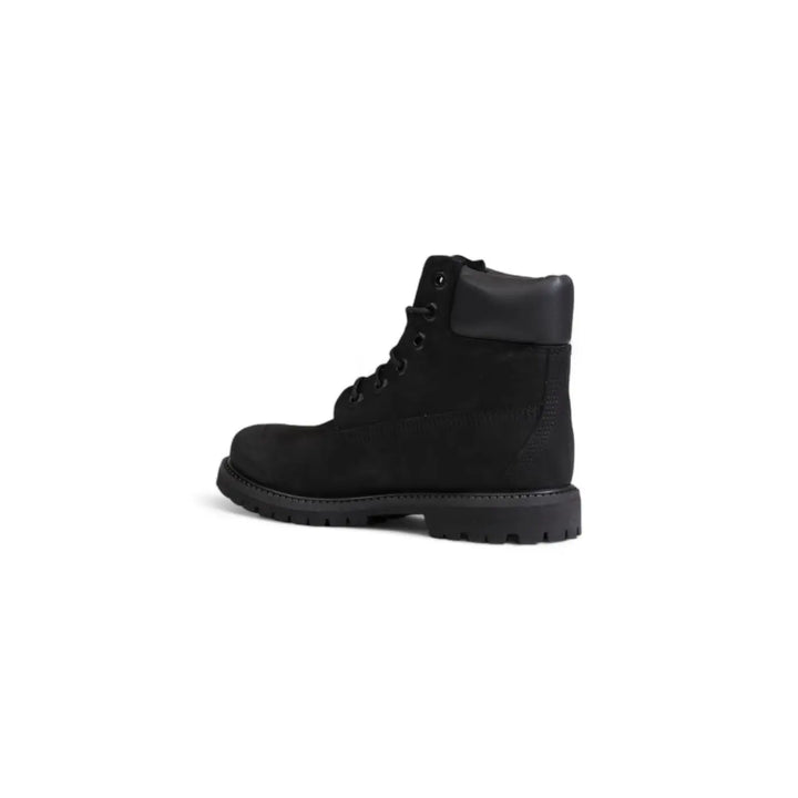Timberland Black Recycled Leather Lace-Up Boots