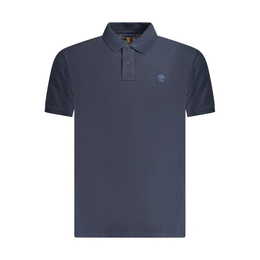 Timberland Blu Cotton Men Polo