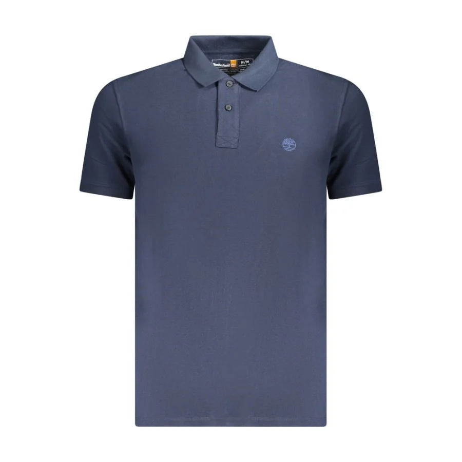 Timberland Blu Cotton Mens Polo