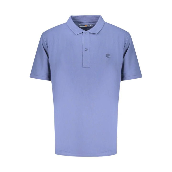 Timberland Blue Cotton Men Polo