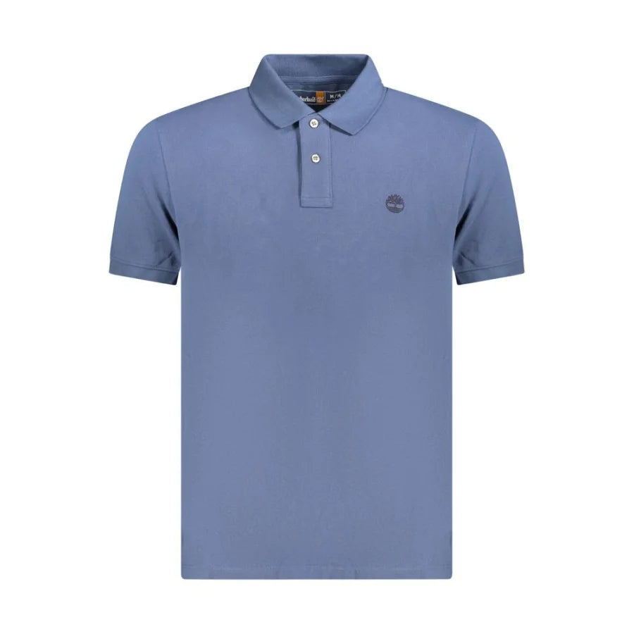 Timberland Blue Cotton Men Polo