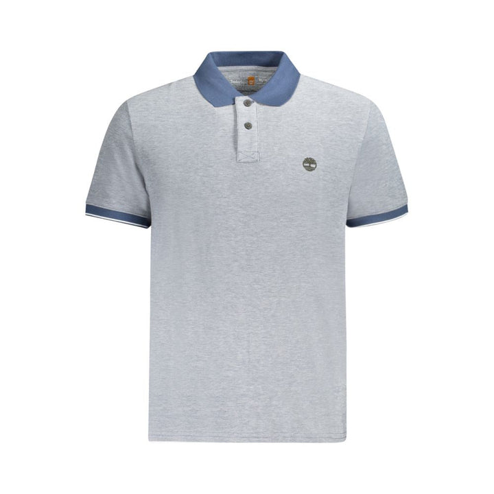 Timberland Blue Cotton Men Polo Shirt