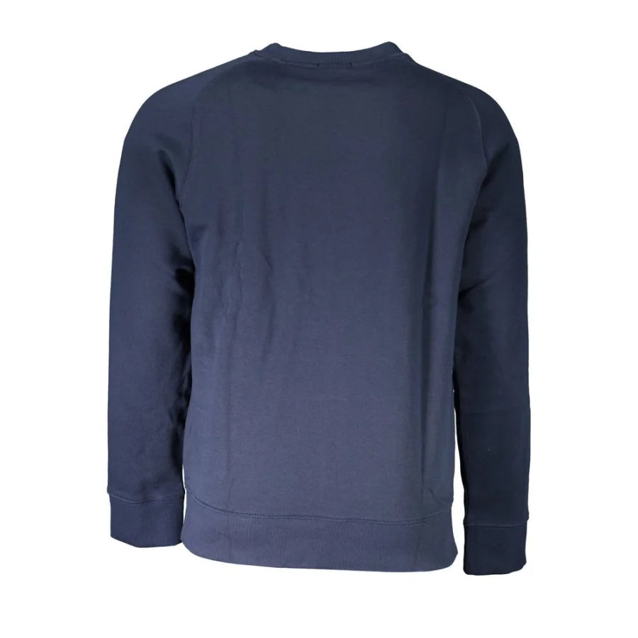 Timberland Blue Cotton Men Sweatshirt