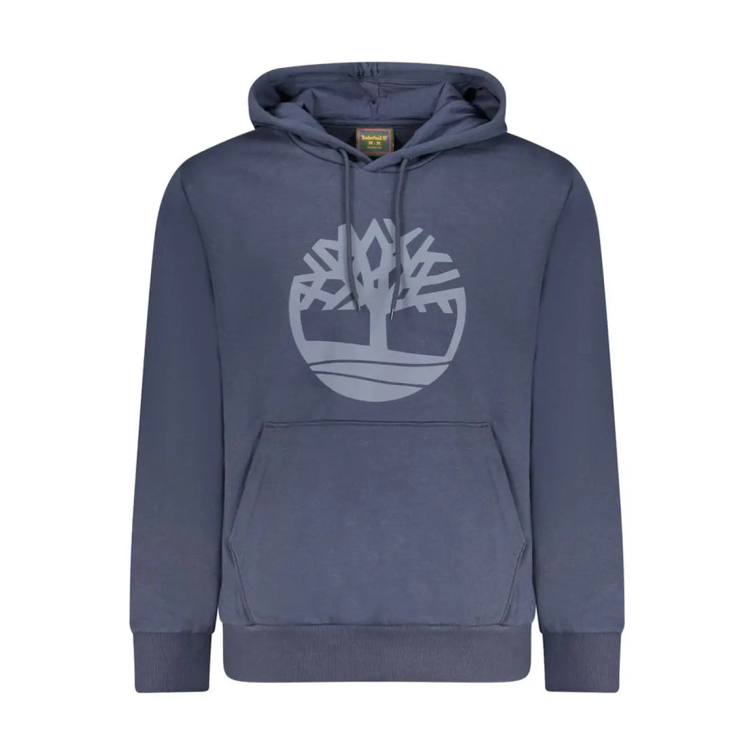 Timberland Blue Cotton Men’s Hoodie