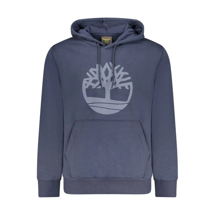 Timberland Blue Cotton Men’s Hoodie