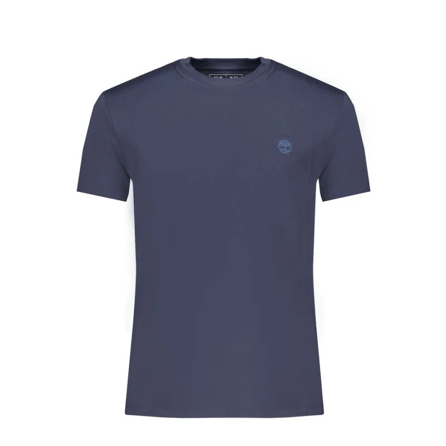 Timberland Blue Cotton Men’s Slim-Fit T-Shirt