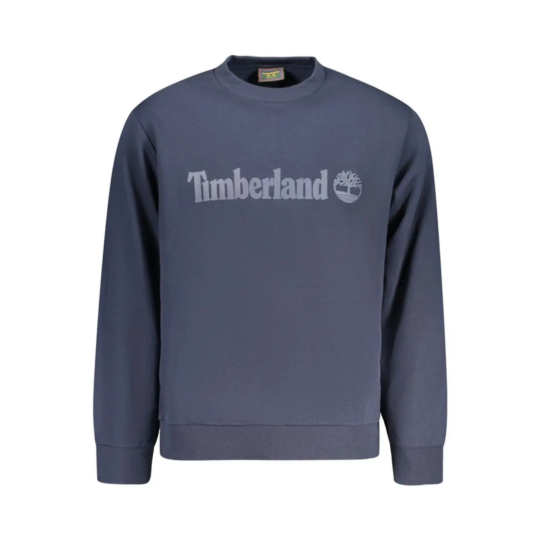 Timberland Blue Cotton Mens Sweatshirt