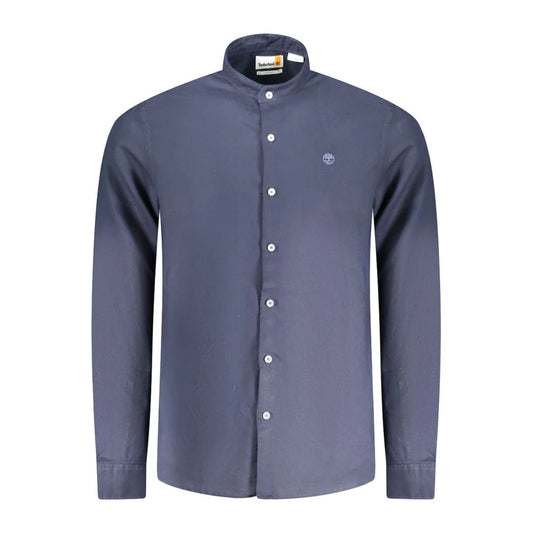 Timberland Blue Linen Shirt with Impeccable Craftsmanship