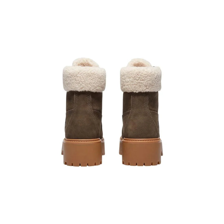 Timberland Brown Recycled Leather Lace-Up Boots