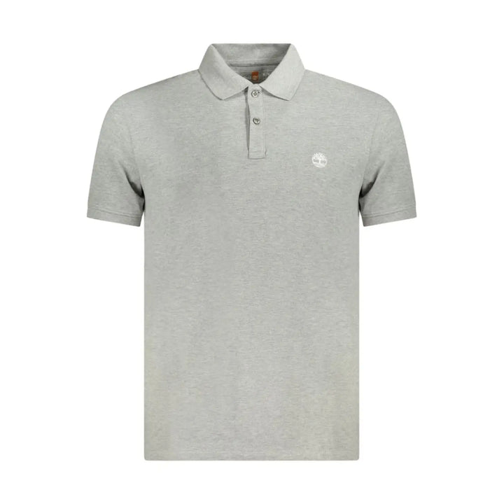 Timberland ’Gray Cotton Men Polo Shirt’