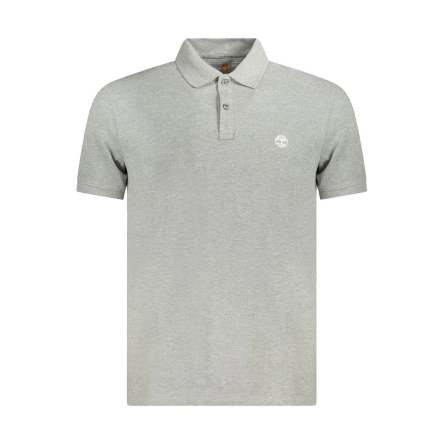 Timberland ’Gray Cotton Men Polo Shirt’