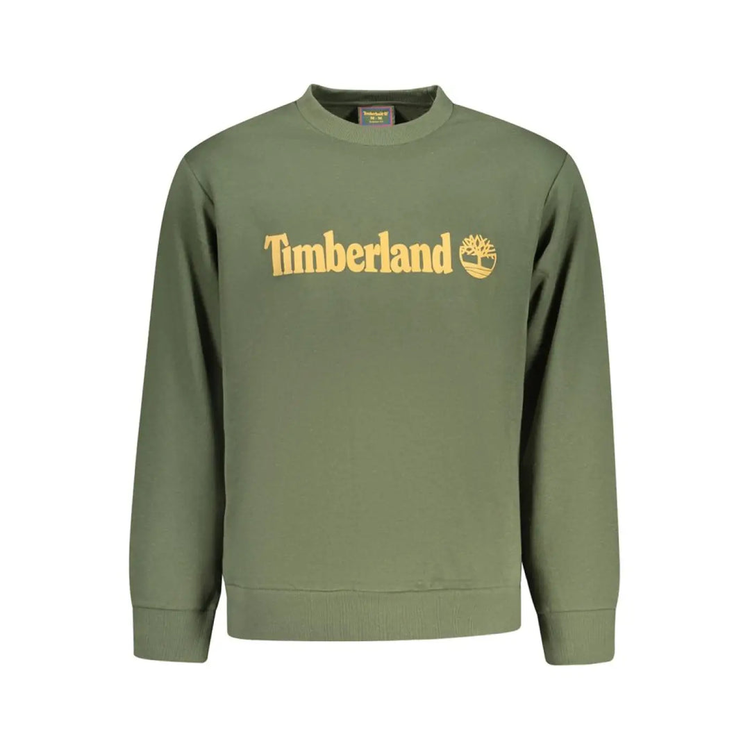 Timberland Green Cotton Men’s Sweatshirt