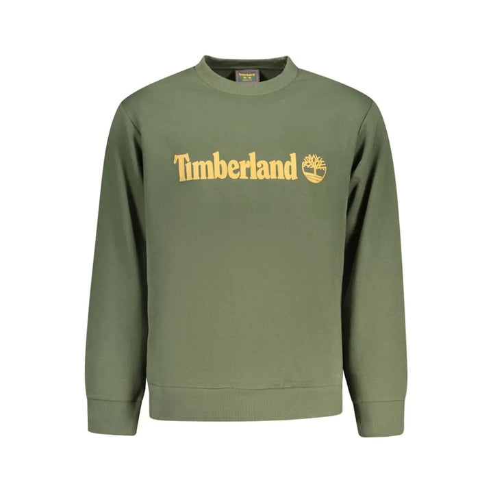 Timberland Green Cotton Men’s Sweatshirt