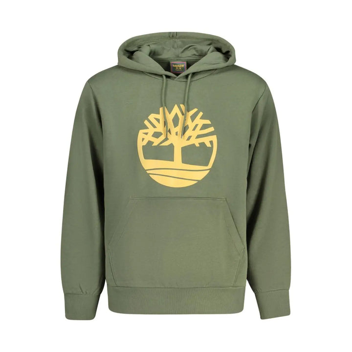 Timberland Green Cotton Men’s Sweatshirt