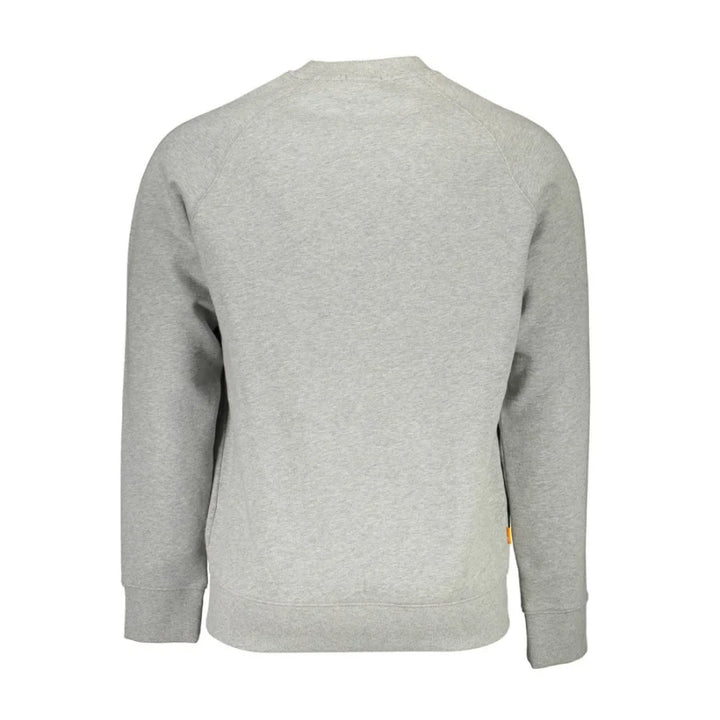 Timberland Grey Cotton Men Sweatshirt