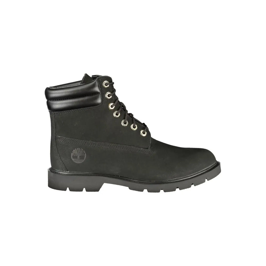 Timberland Nero Leather Men Ankle Boot