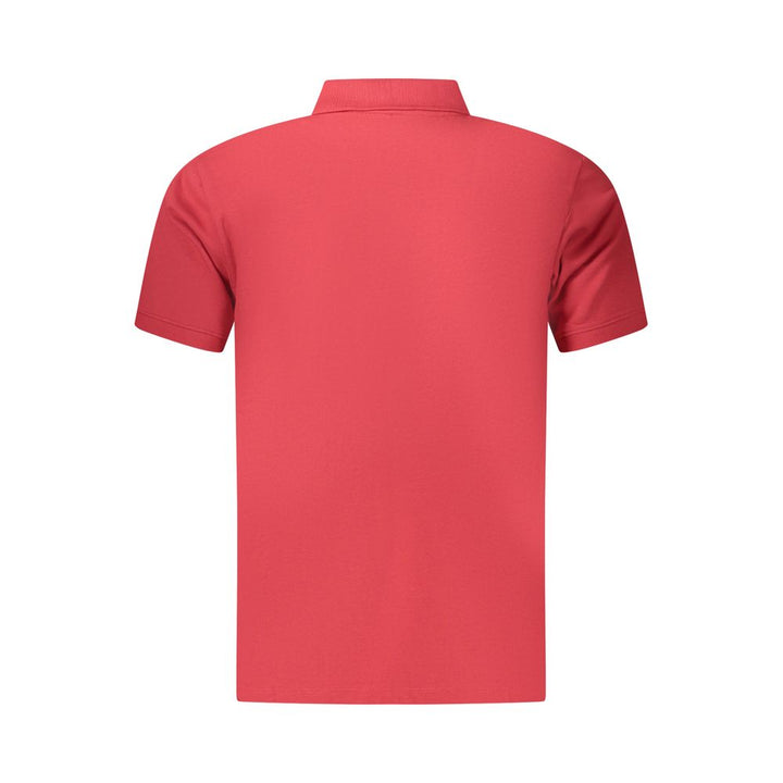 Timberland Red Cotton Men Polo Shirt