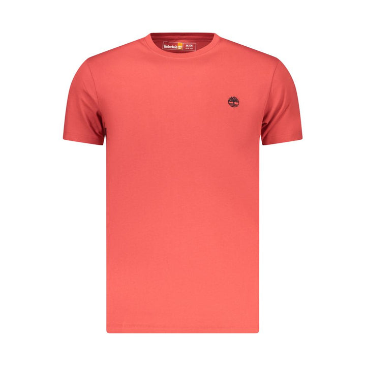 Timberland Red Organic Cotton Men T-shirt
