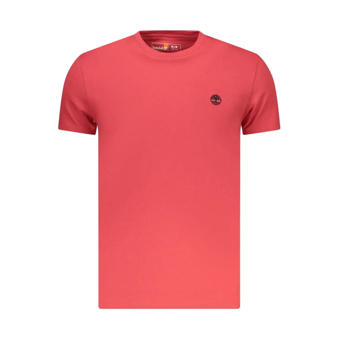 Timberland Rosso Cotton Men T-shirt