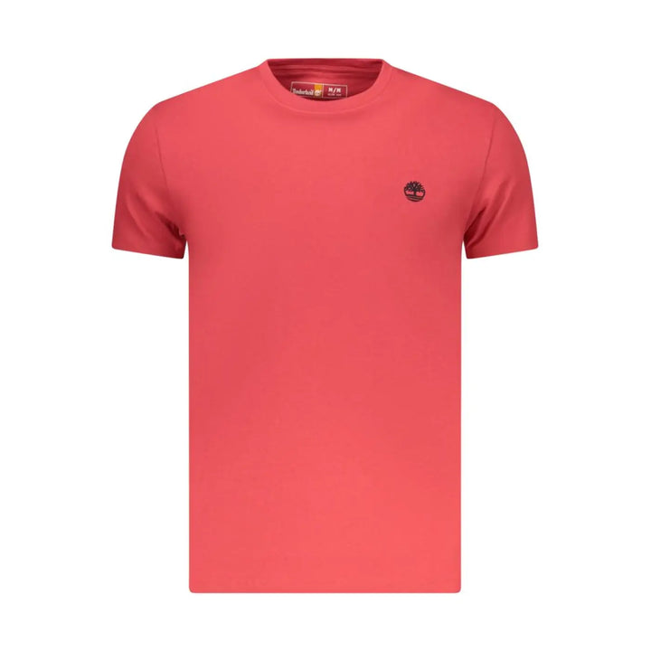 Timberland Rosso Cotton Men T-shirt