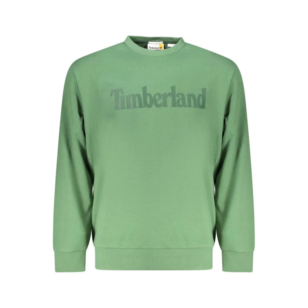 Timberland Verde Cotton Men Sweatshirt