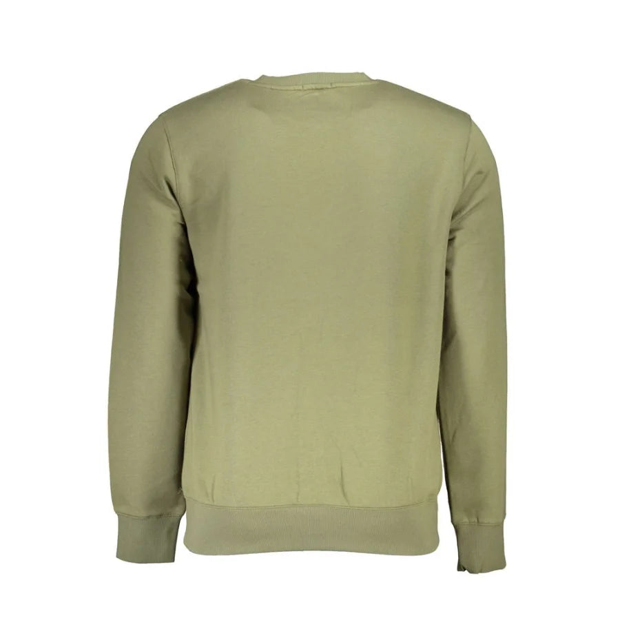 Timberland Verde Cotton Men Sweatshirt